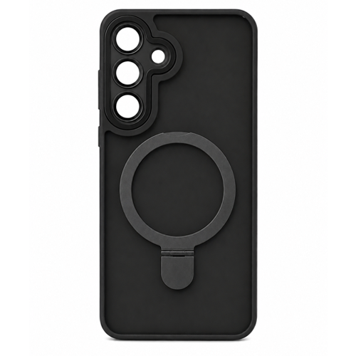 Smoke Magnetic with Kickstand Case for Samsung Galaxy S24 / S25 - Black